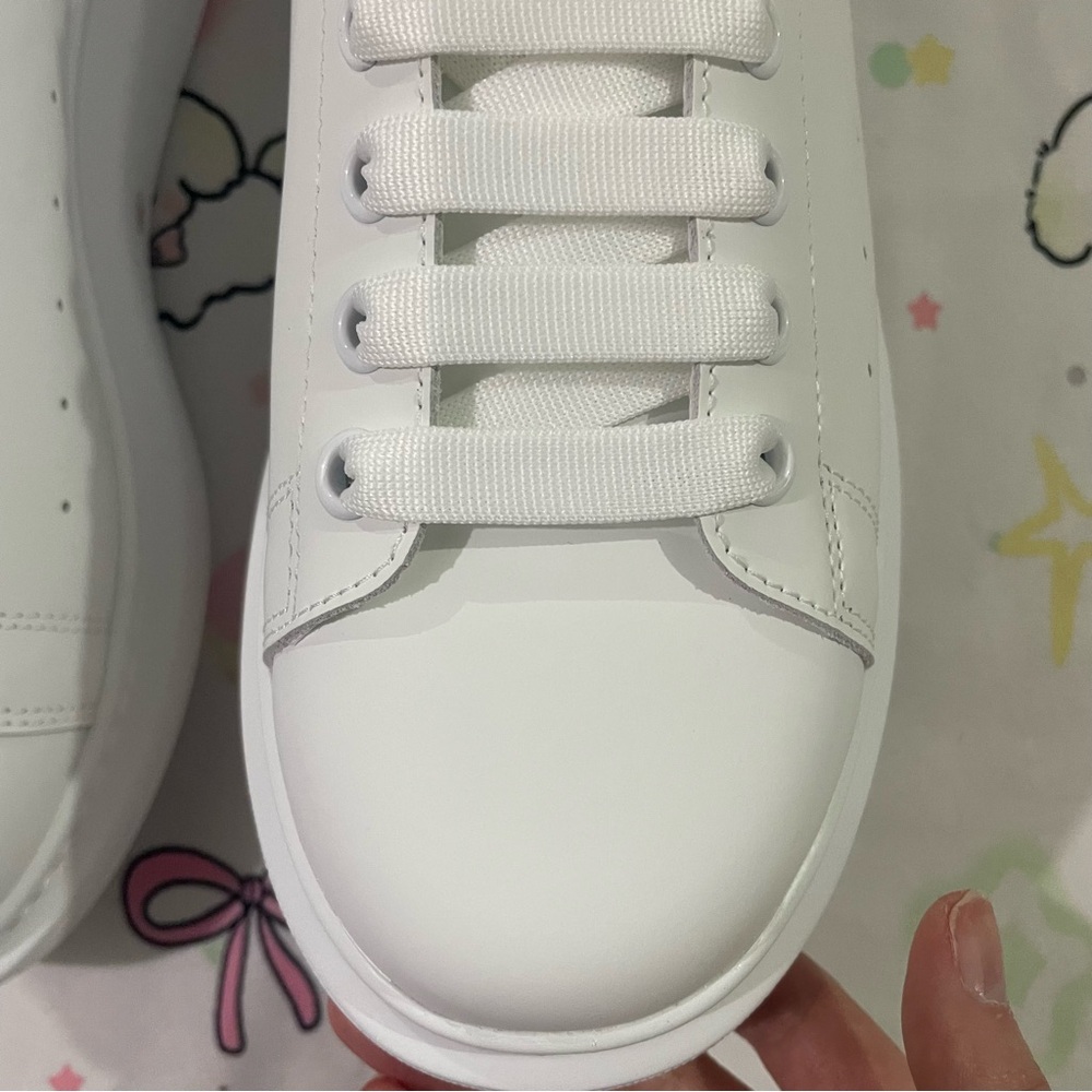 Alexander McQUEEN White Leather Oversized Sneaker - Picture 3 of 9
